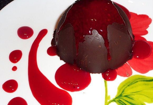 Dôme chocolat et framboise