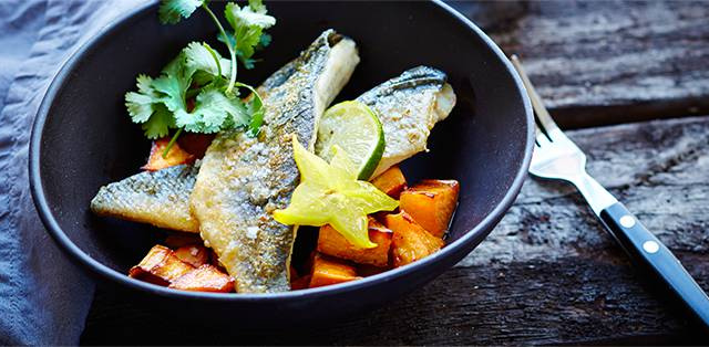 Filet de dorade grillée au citron et à la coriandre