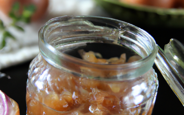 Confiture d'oignons rapide