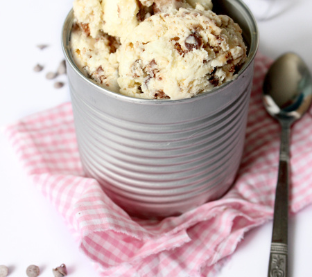 Glace Twix & caramel beurre salé (sans sorbetière)