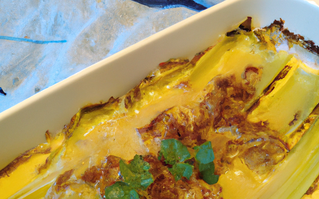 Gratin d'endives à la crème de curry