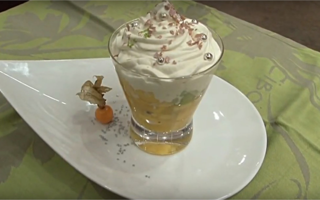 Cappucino de fruits exotiques