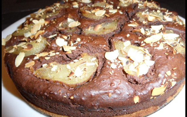 Brownie chocolat et poires