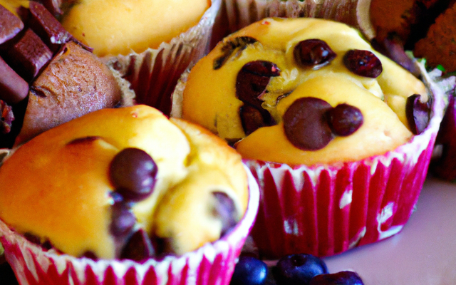 Muffins extras au fruits ou chocolats