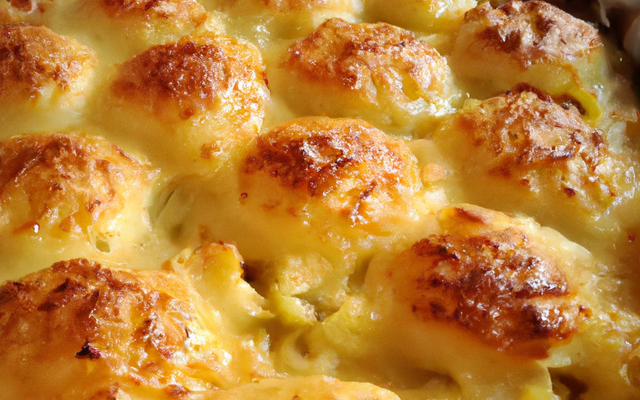 Knepfles en gratin