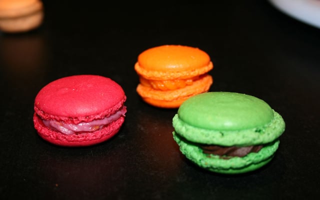 Macaron à la fraise