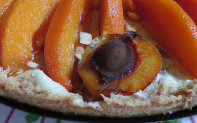 Tarte à l'abricot et marrons