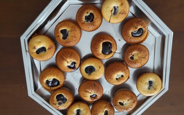 Mini-moelleux à la cerise