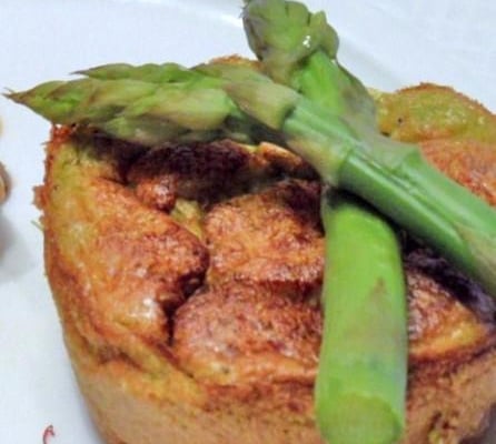 Soufflé aux asperges vertes