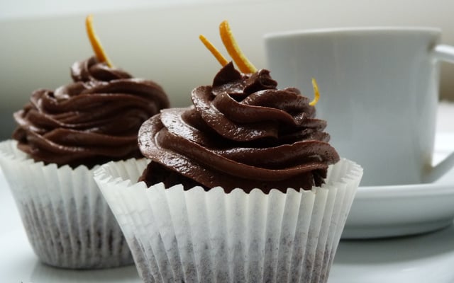 Cupcakes chocolat & orange