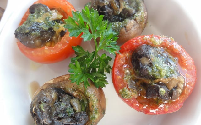 Petits farcis aux escargots
