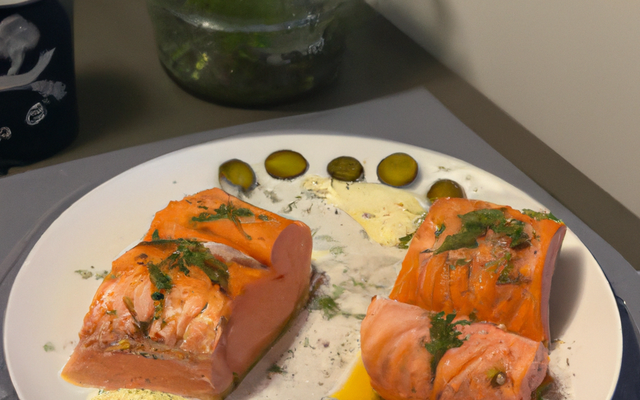 Tournedos de saumon mariné