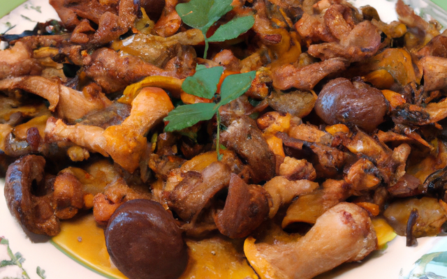 Paupiettes de dinde aux girolles