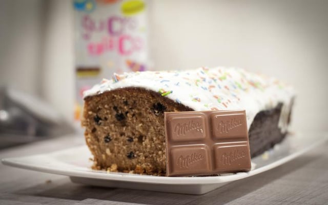 Cake au chocolat Milka et Oreo