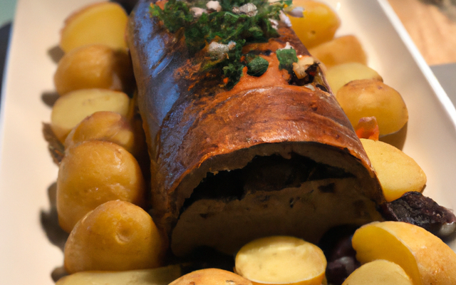 Bûche de Noël à la patate douce