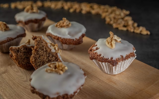 Gâteau aux Noix du Périgord façon cupcake
