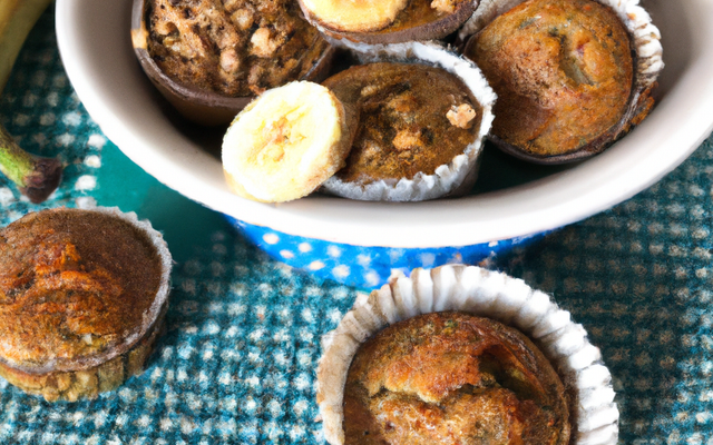 Muffins banane, salidou et céréales