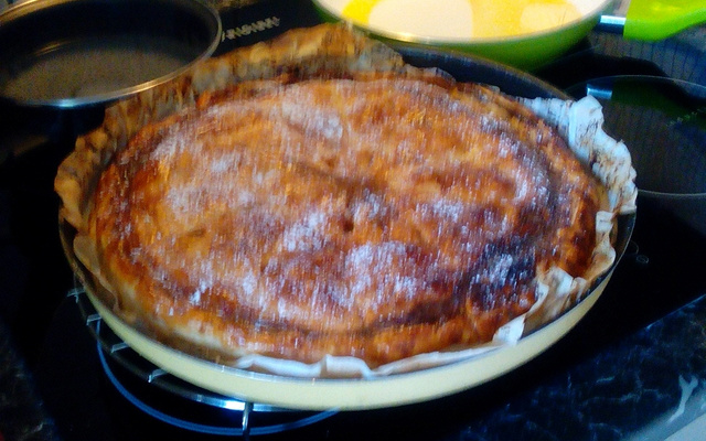 Galette des rois à la pomme rôtie