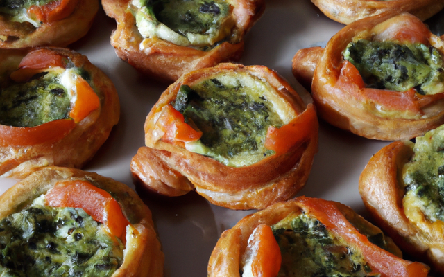Palmiers pesto/saumon