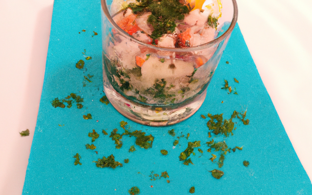 Verrine fraîcheur de la mer