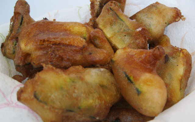 Tempura de courgettes