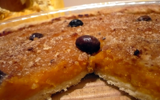 Tarte au potiron salée