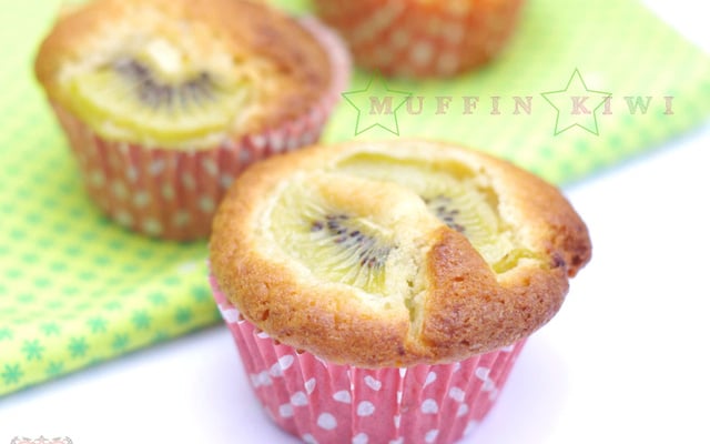 Muffins aux kiwis