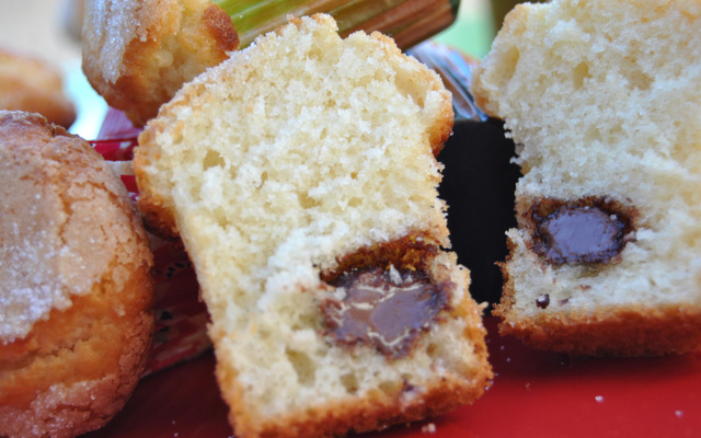 Madeleines espagnoles au Nutella