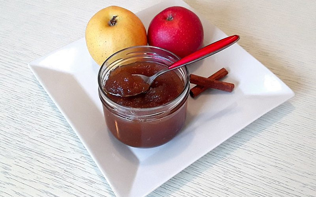 Confiture de pomme à l'orange