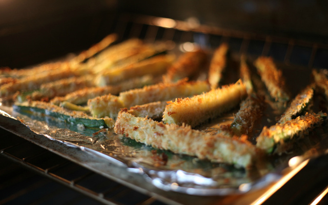 Frites de courgettes