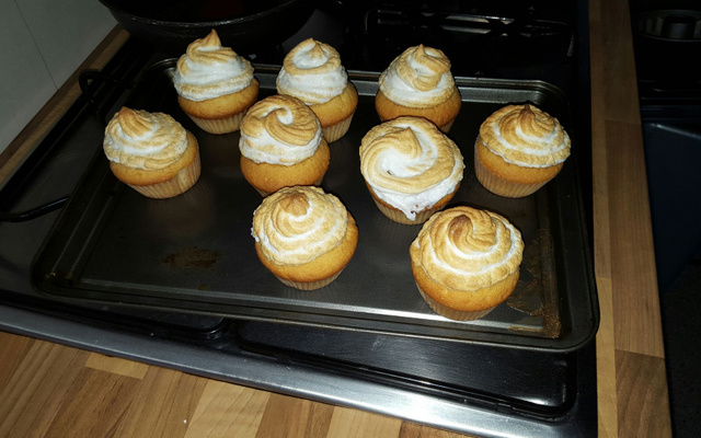 Cupcake citron-meringué