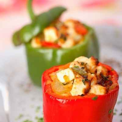 Des poivrons farcis