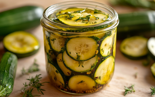 Courgettes pour l'apéritif