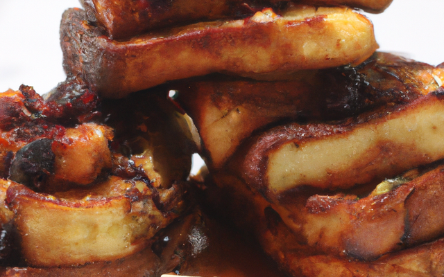 Pain perdu au vin rouge