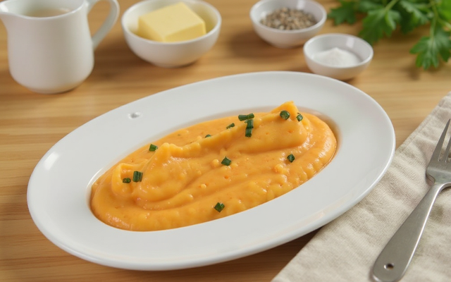 Purée de carottes et pommes de terre