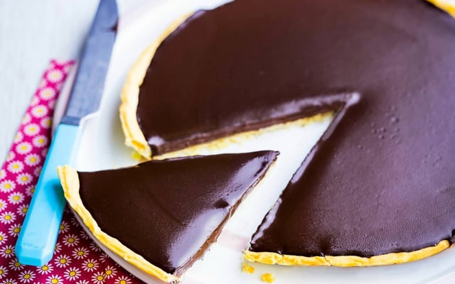 Tarte au chocolat et carambar