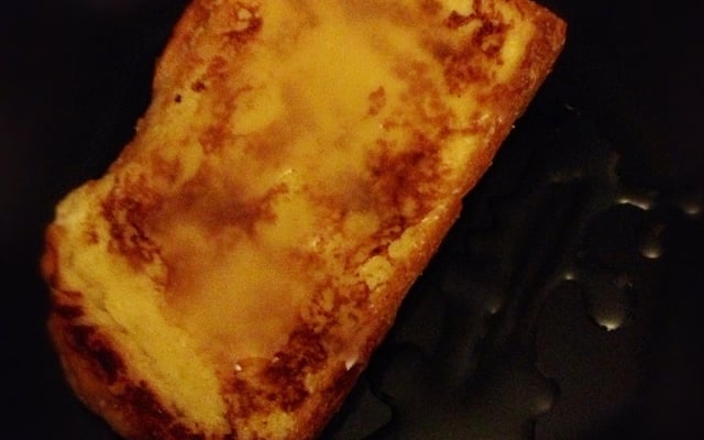 Brioche perdue au caramel beurre salé