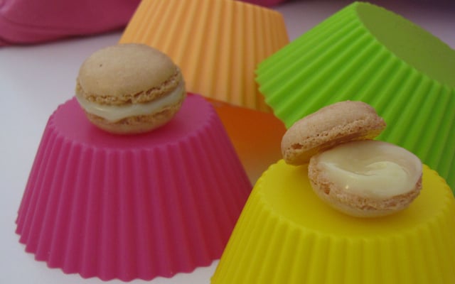 Macarons au chocolat blanc
