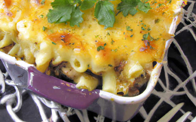 Gratin de pâtes rapide