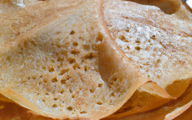 Crêpes à l'ancienne sans œufs