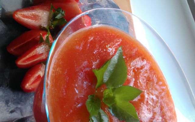 Gaspacho de fraises