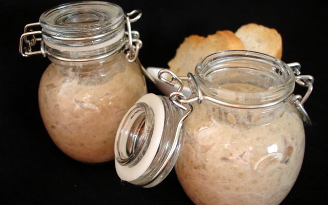 Pots de lentilles à la crème