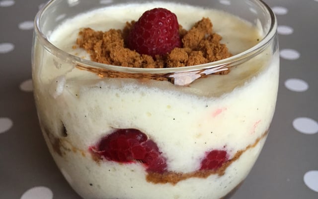 Tiramisu léger fraises spéculos