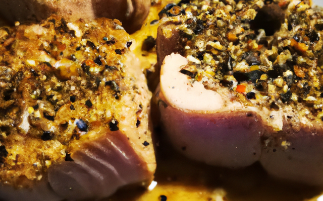 Thon mariné au poivre et à la badiane