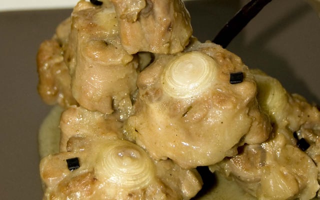 Queue de veau aux deux parfums.