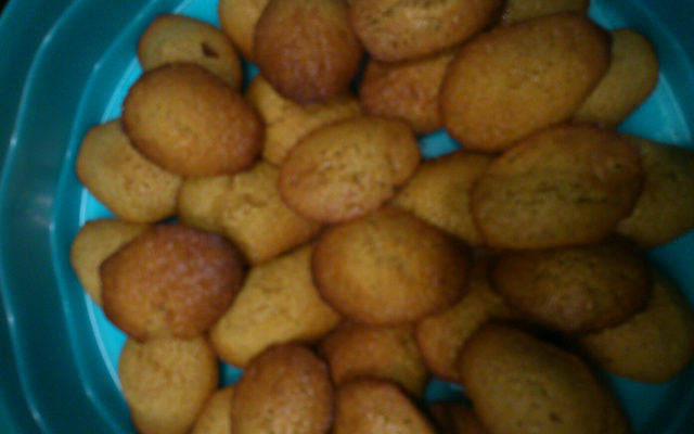 Madeleines au thé et au miel