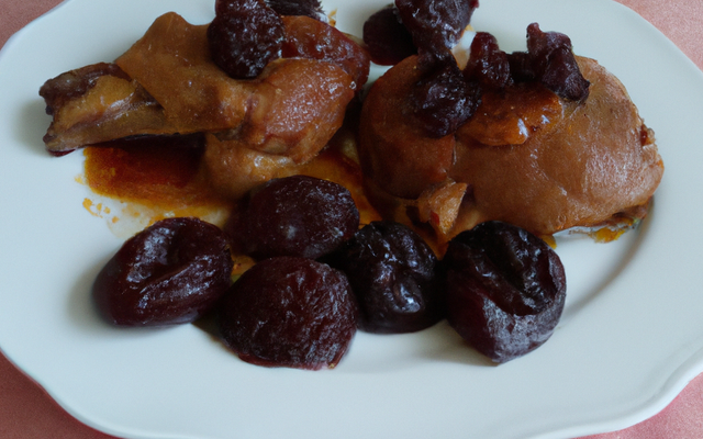 Cailles aux pruneaux