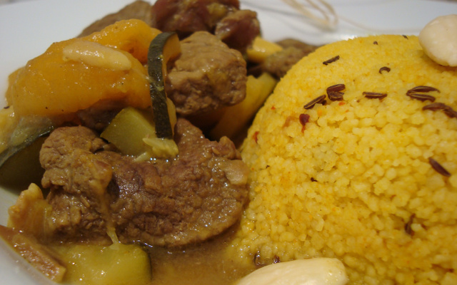 Côte de gigot d'agneau façon tajine