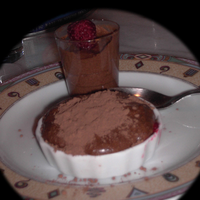 Tartelette tout chocolat et framboise