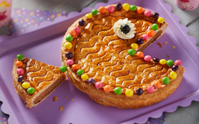 Galette des rois au caramel tendre